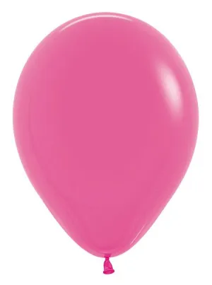 12" Sempertex Plain Latex Balloon - Fashion Fuchsia