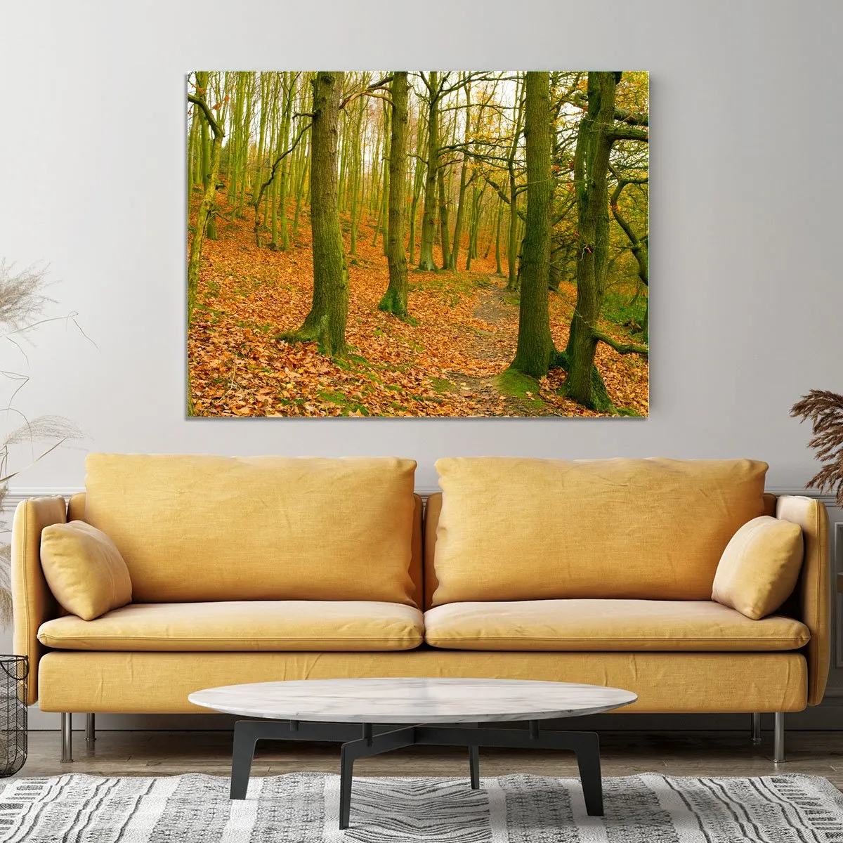 A path through the woods at Haw park Canvas Print or Poster