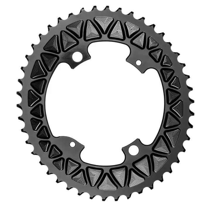 Absolute Black Oval Road/Gravel Sub-Compact Chainring 2X 110/4 BCD (30/32T)