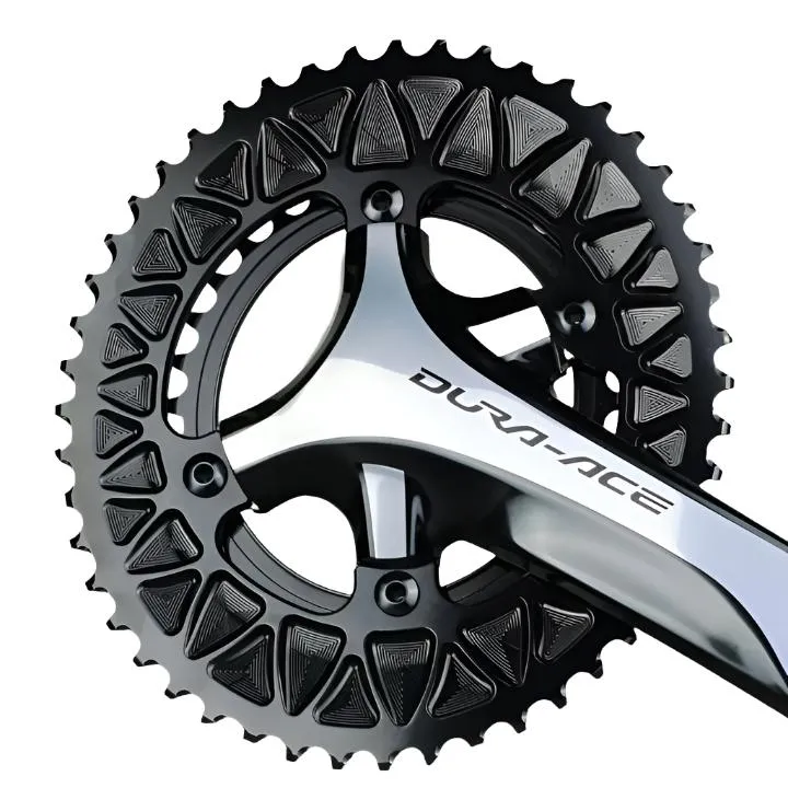 Absolute Black Oval Road/Gravel Sub-Compact Chainring 2X 110/4 BCD (30/32T)