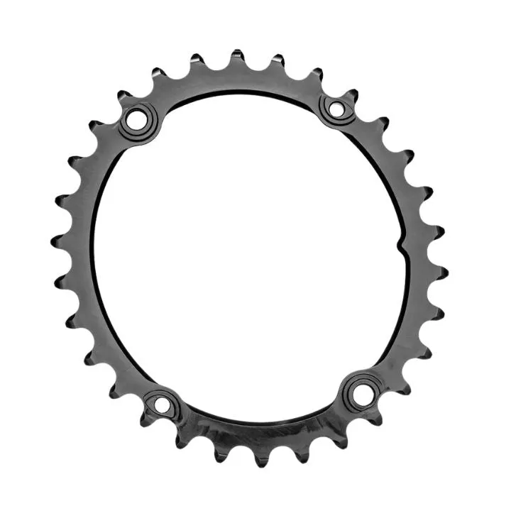 Absolute Black Oval Road/Gravel Sub-Compact Chainring 2X 110/4 BCD (30/32T)