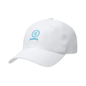 Barrel Basic Logo Ball Cap-WHITE