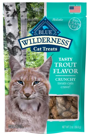 Blue Buffalo Wilderness Grain Free Trout Crunchy Cat Treats