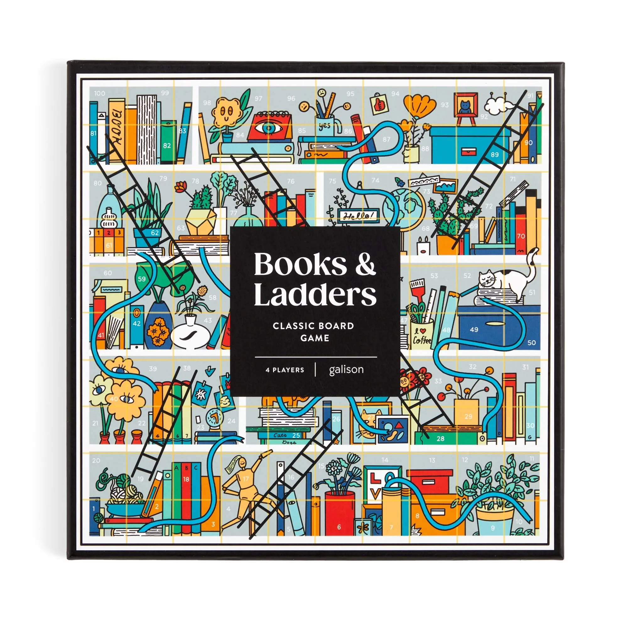 Books and Ladders Classic Board Game