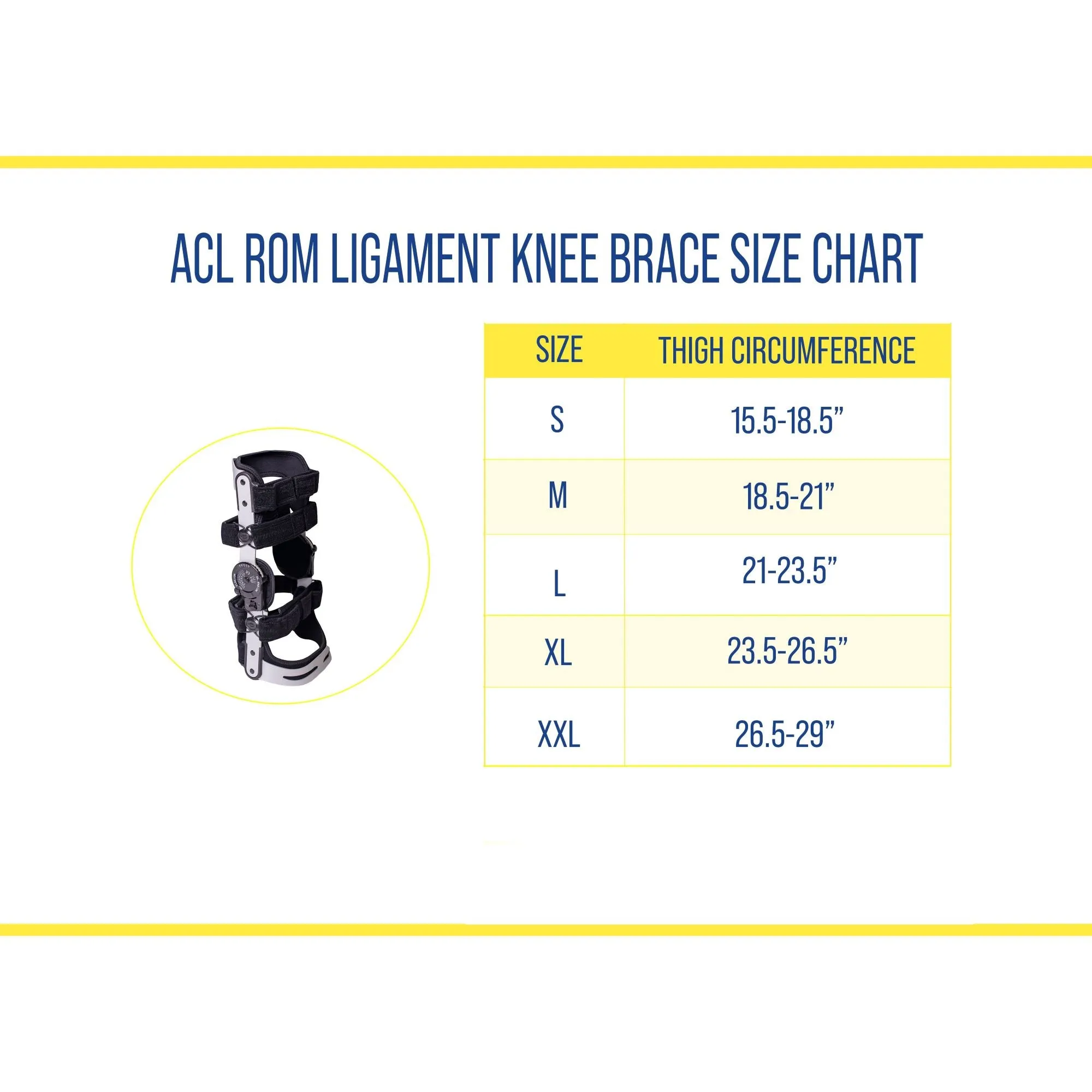 Brace Direct Hinged ROM Knee Brace for ACL - Superior Post-Surgery and Recovery Support