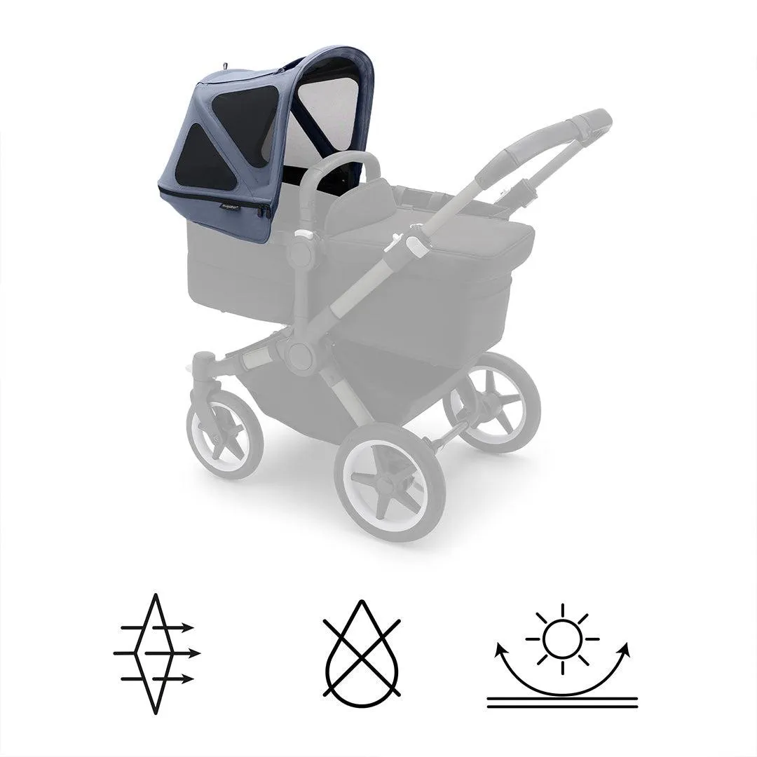 Bugaboo Donkey Breezy Sun Canopy - Seaside Blue