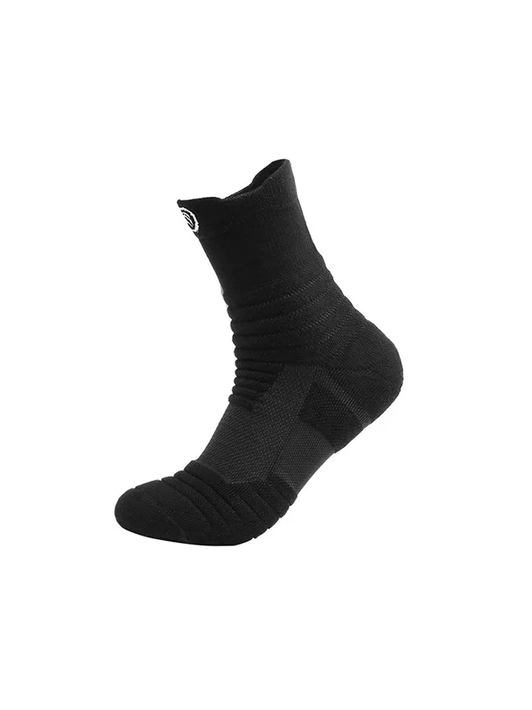 Buy One Get Three Thickened High Top Solid Color Running Sports Socks