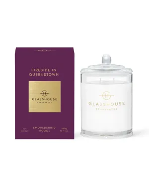 Candle 380g -Fireside In Queenstown- Glasshouse Fragrances