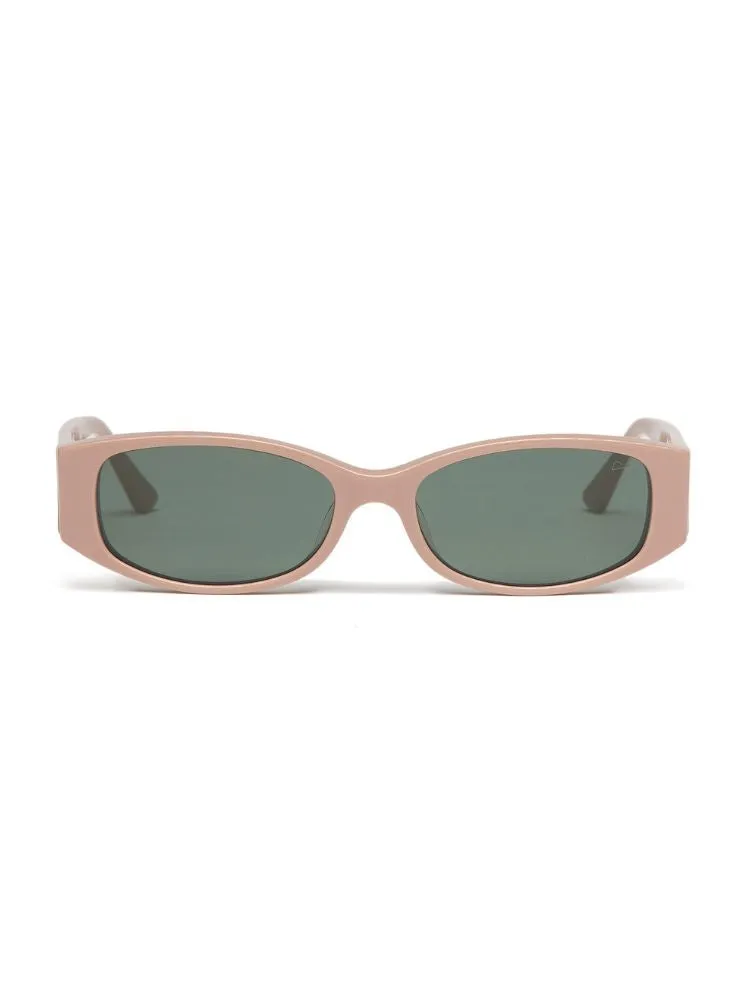 CHILLHANG Small Frame Square Beach Sunglasses - Pink Frame