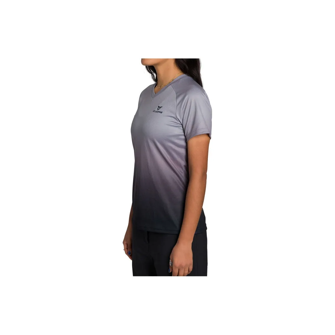 CUORE Women's Progression Mountain Bike Jersey - Gray