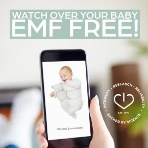 Finally A Baby Monitor With No EMF Radiation! Tech Wellness Wired Baby Monitor System-Best for Baby and You