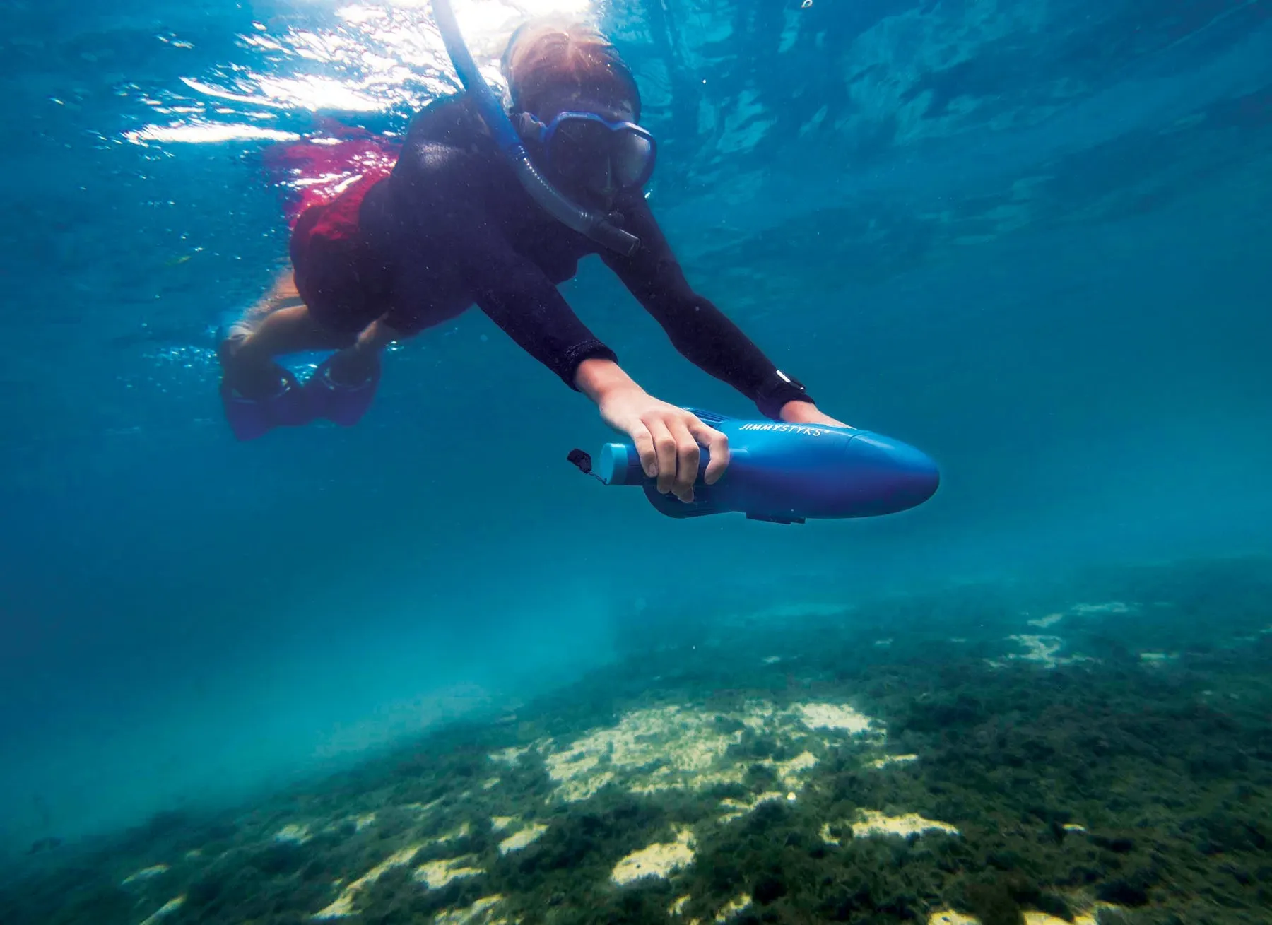 High-Performance Jimmy Styks Boost Underwater Scooter for Sea Exploration