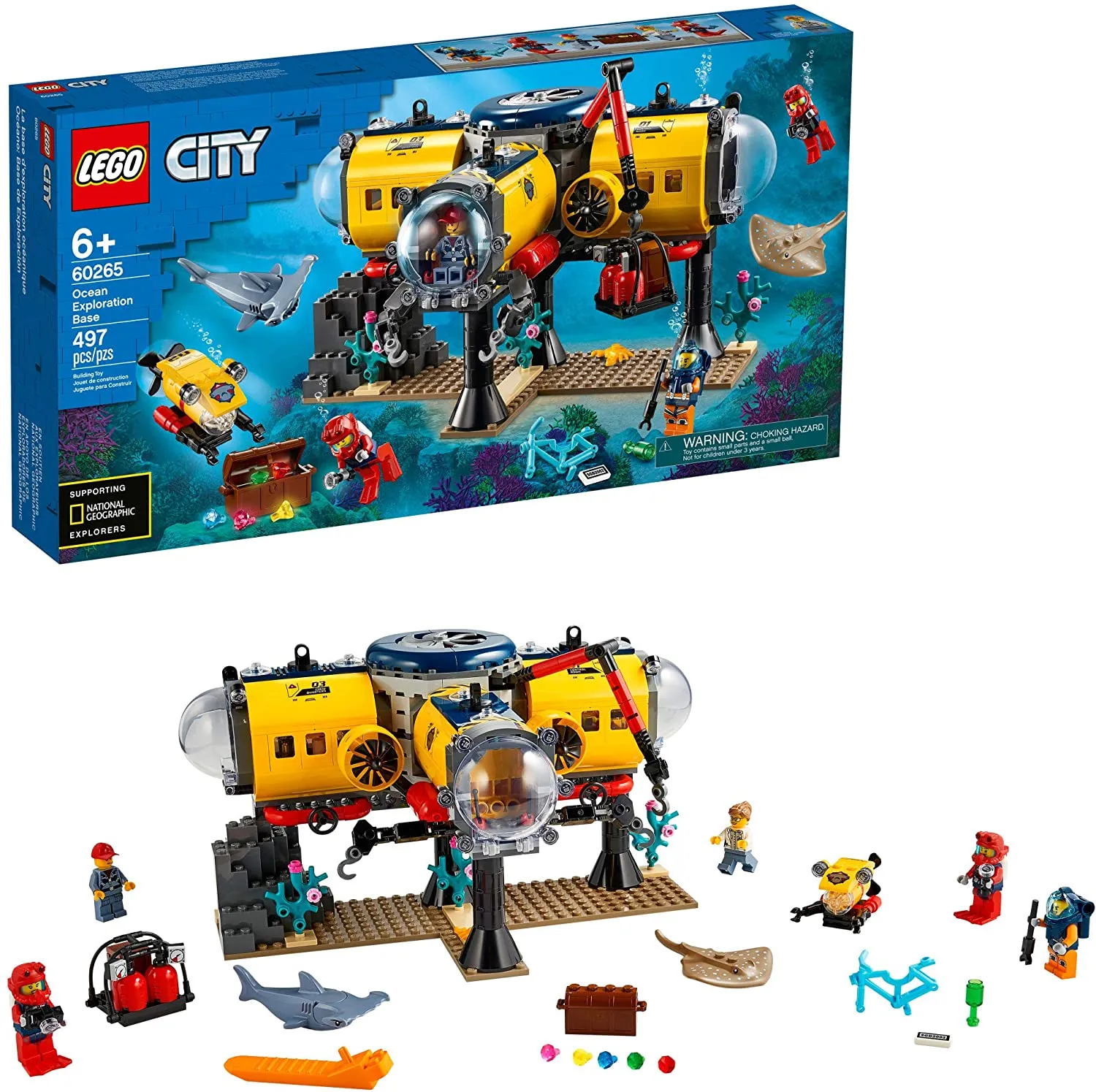 LEGO City Ocean Exploration Base Playset 60265