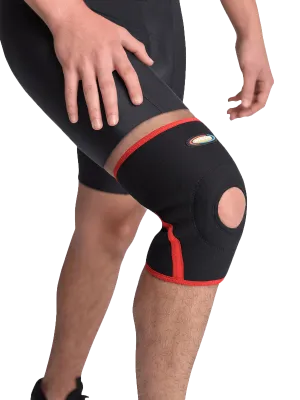 MAXAR Bio-Magnetic Airprene Knee Brace - Open Patella, Terrycotton Lining: BMK-219