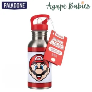 Paladone Super Mario Metal Water Bottle with Straw