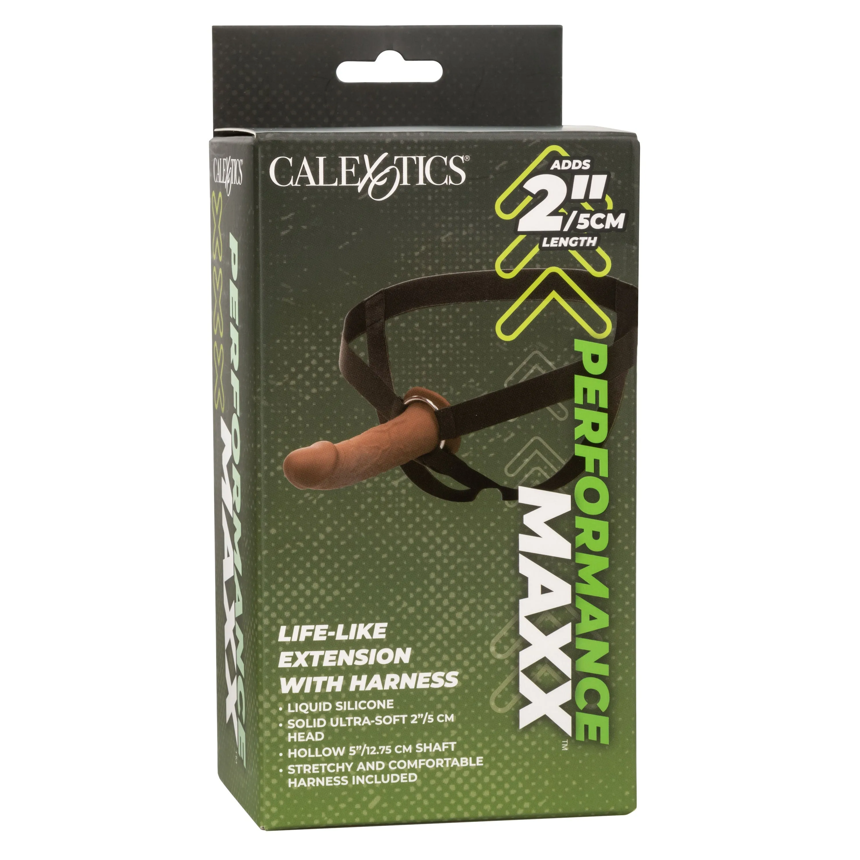 Performance Maxx Life-Like Extension With Harness  - Brown