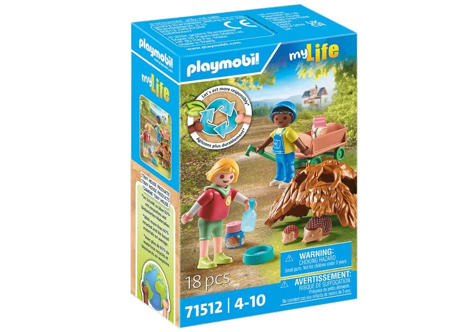 Playmobil Children with Hedgehog Family 71512