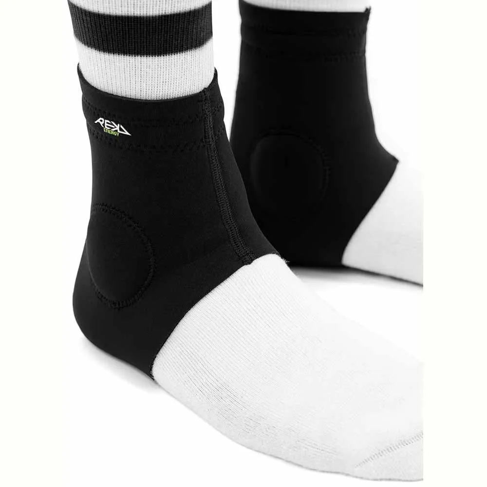 REKD Energy Slim Footies Black Ankle Guards