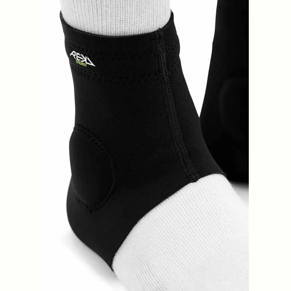 REKD Energy Slim Footies Black Ankle Guards