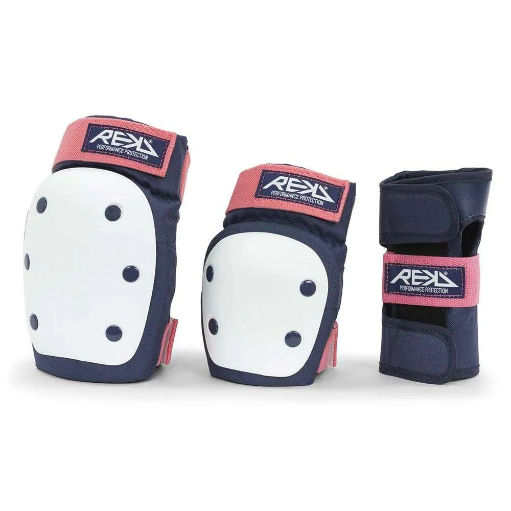 REKD Heavy Duty Triple Pad Set Blue/Pink