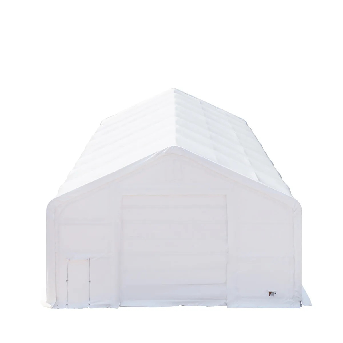 TMG Industrial 30' x 80' Dual Truss Storage Shelter with Heavy Duty 17 oz PVC Cover & Drive Through Doors, TMG-DT3081