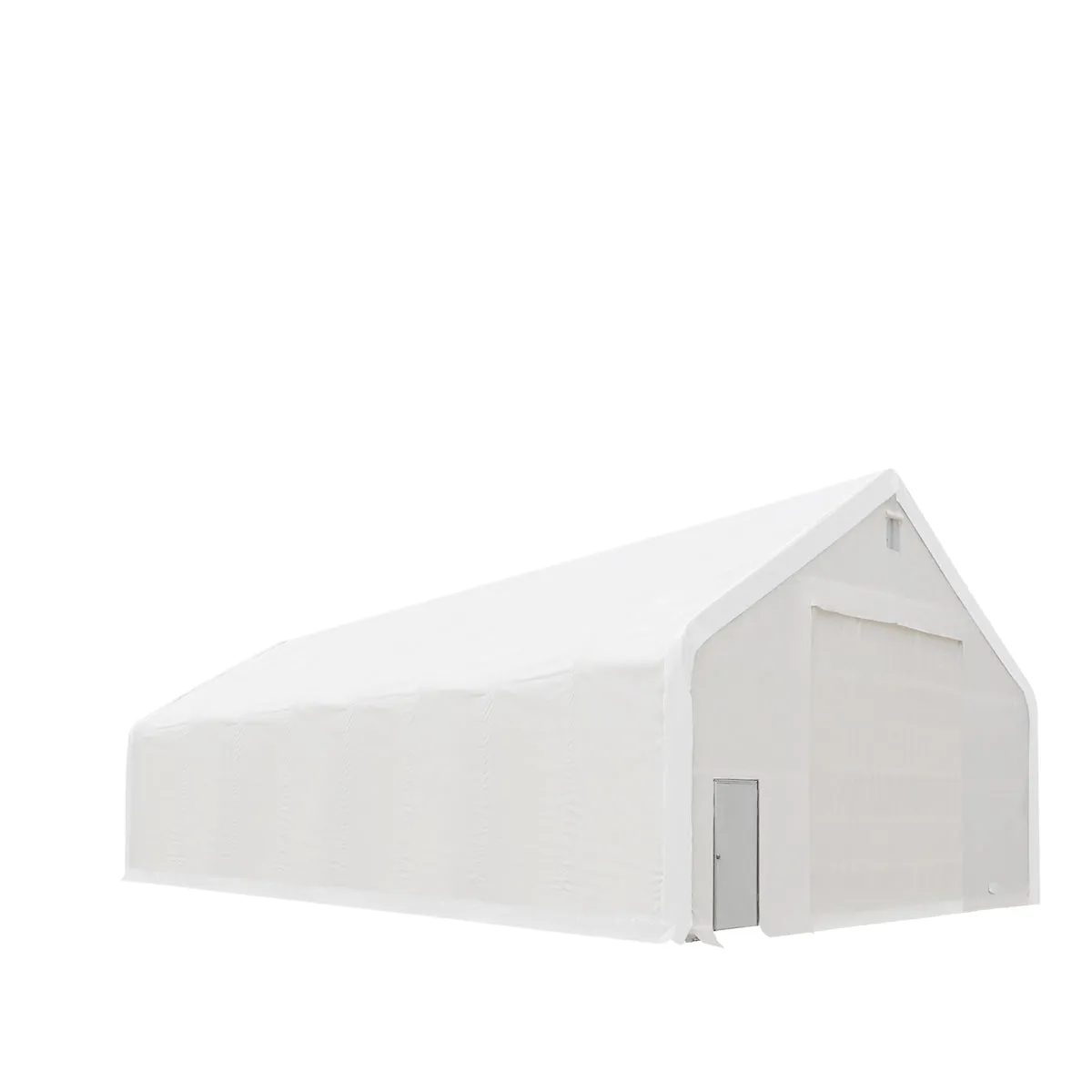 TMG Industrial 40' x 80' Dual Truss Storage Shelter with Heavy Duty 21 oz PVC Cover & Drive Through Doors, TMG-DT4081 (Previously DT4080)