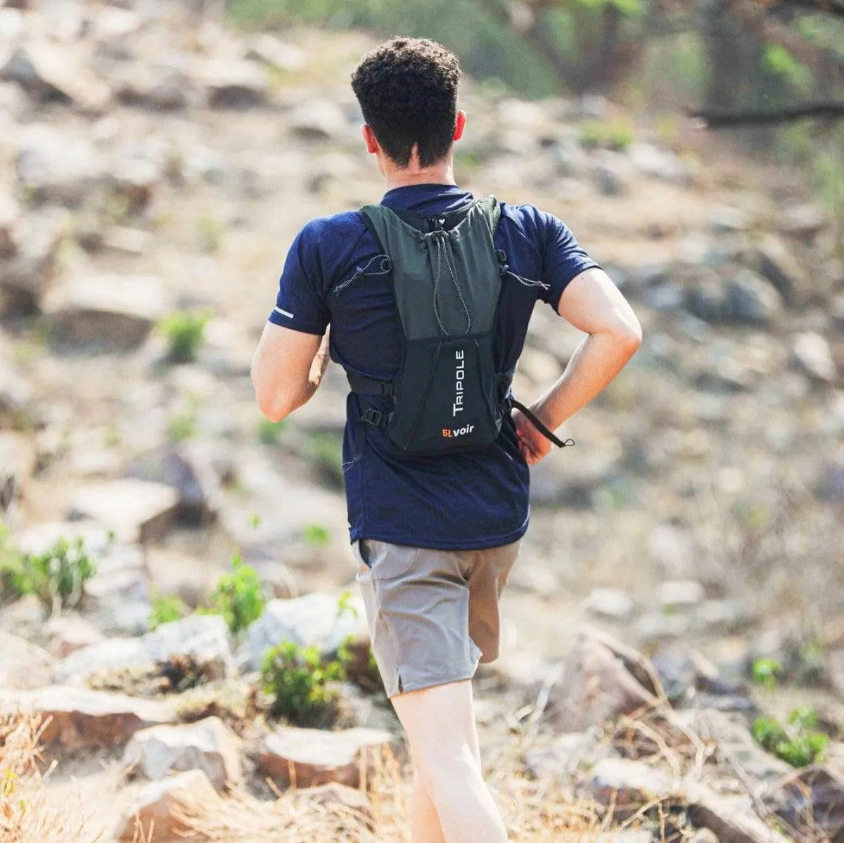 Voir Hydration Bag for Trail Running and Cycling - 5 Litres - Khaki