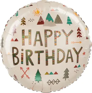 Wilderness Birthday Mylar Balloon 18"  | 1 ct